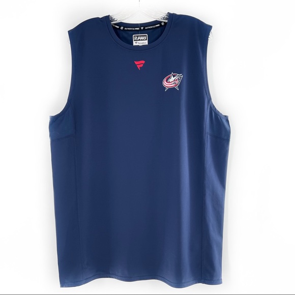 Fanatics Other - Fanatics Authentic PRO NHL Columbus Blue Jackets Navy Tank Size XXL, NWOT